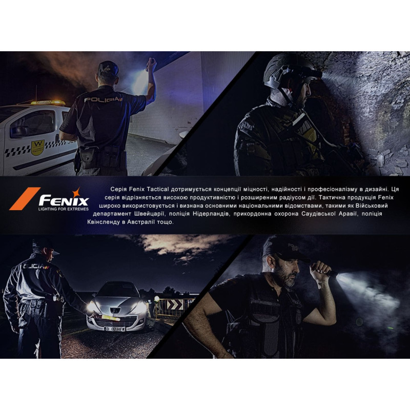 Ліхтар пістолетний Fenix ​​GL06 (Cree XPL HI, 600 люмен, 2 режими, 1х16430, 1хCR123A)
