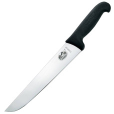 Ніж кухонний, побутовий Victorinox Fibrox Butcher (лезо: 180мм), чорний 5.5203.18