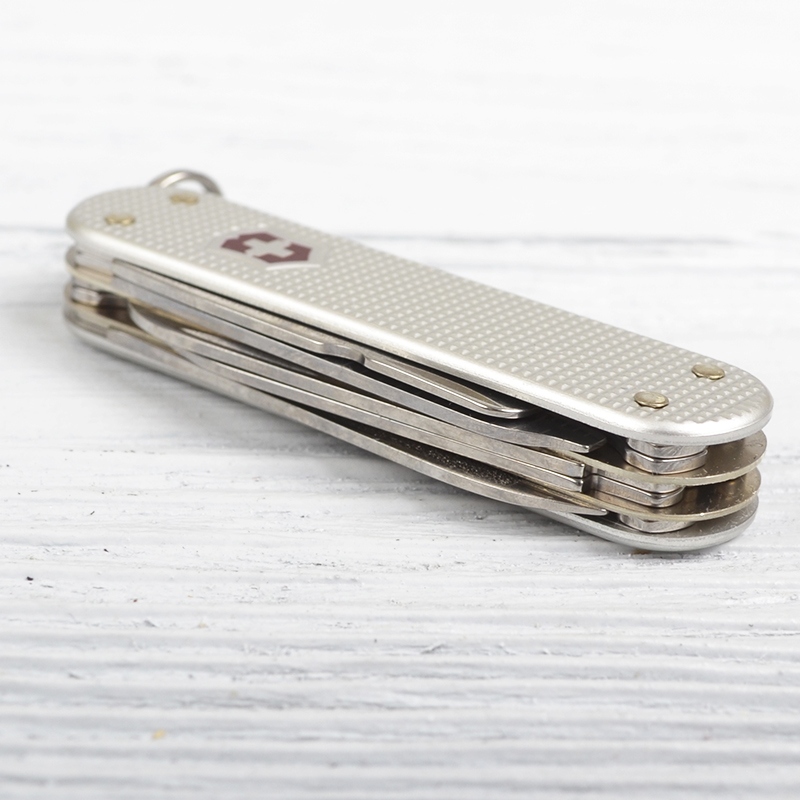 Ніж складаний, мультитул Victorinox Minichamp (58мм, 15 функцій), сталевий 0.6381.26