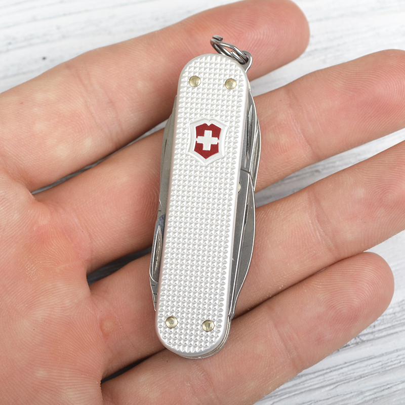 Ніж складаний, мультитул Victorinox Minichamp (58мм, 15 функцій), сталевий 0.6381.26