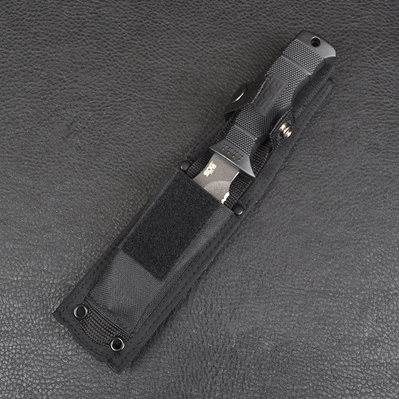 Ніж із серрейторним лезом SOG SEAL Pup Nylon (довжина: 216мм, лезо: 120мм), піхви нейлон