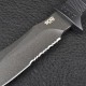Ніж із серрейторним лезом SOG SEAL Pup Nylon (довжина: 216мм, лезо: 120мм), піхви нейлон