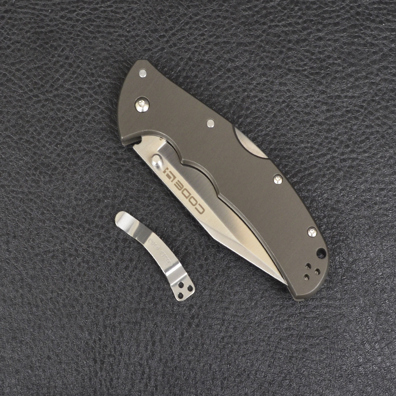Ніж складаний Cold Steel Code 4 Clip Point (довжина: 216мм, лезо: 89мм)