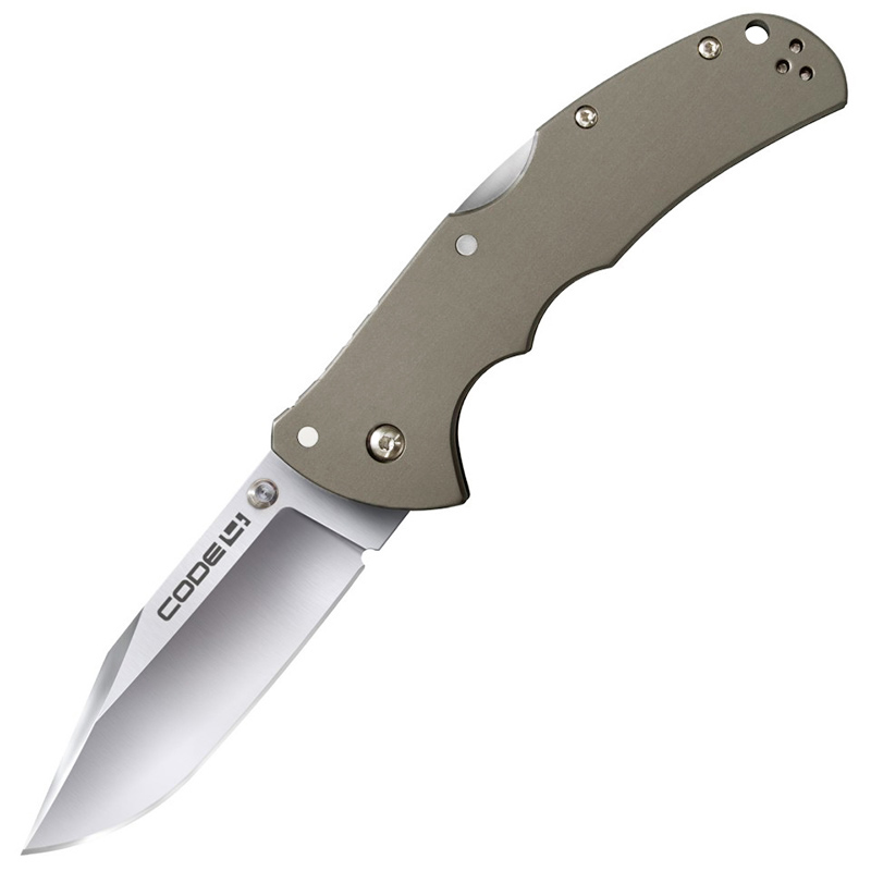 Ніж складаний Cold Steel Code 4 Clip Point (довжина: 216мм, лезо: 89мм)