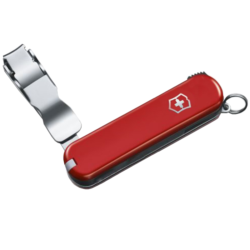 Кусачки для ногтей, мультитул Victorinox Nailclip (65мм, 4 функции), красный 0.6453