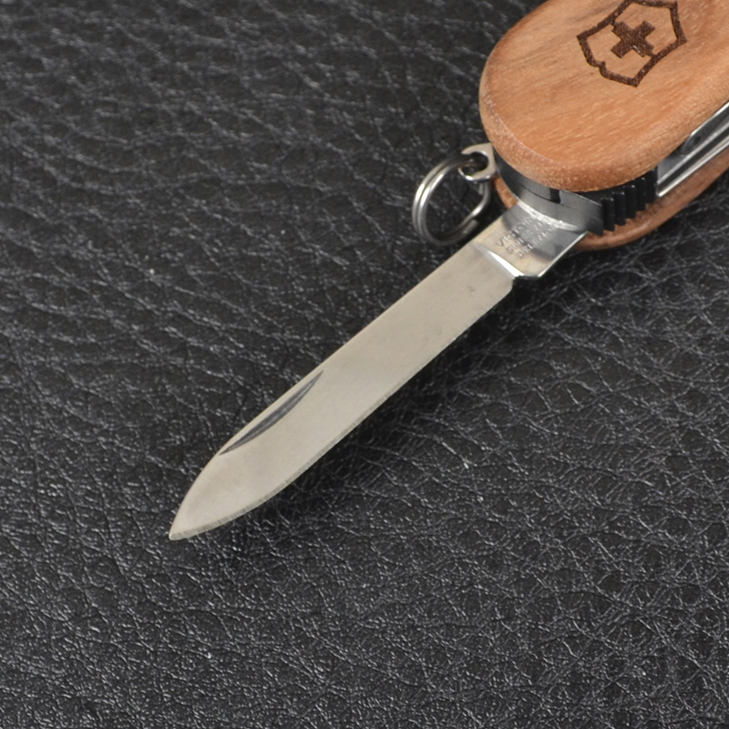 Ніж складаний, мультитул Victorinox Nailclip (65мм, 6 функції), дерево 0.6461.63