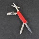 Ніж складаний, мультитул Victorinox Nailclip (65мм, 8 функцій), червоний 0.6463
