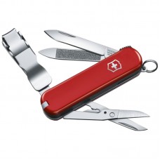 Ніж складаний, мультитул Victorinox Nailclip (65мм, 8 функцій), червоний 0.6463