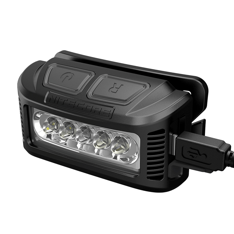Фонарь налобный Nitecore NU10, черный