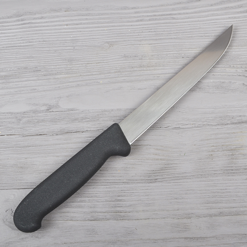 Ніж кухонний, побутовий Victorinox Fibrox Carving (лезо: 180мм), чорний 5.2803.18