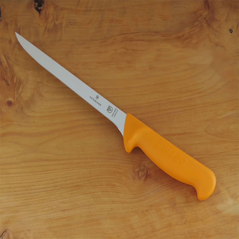 Ніж кухонний, побутовий Victorinox Swibo Fish Filleting Flex (лезо: 200мм), жовтий 5.8450.20