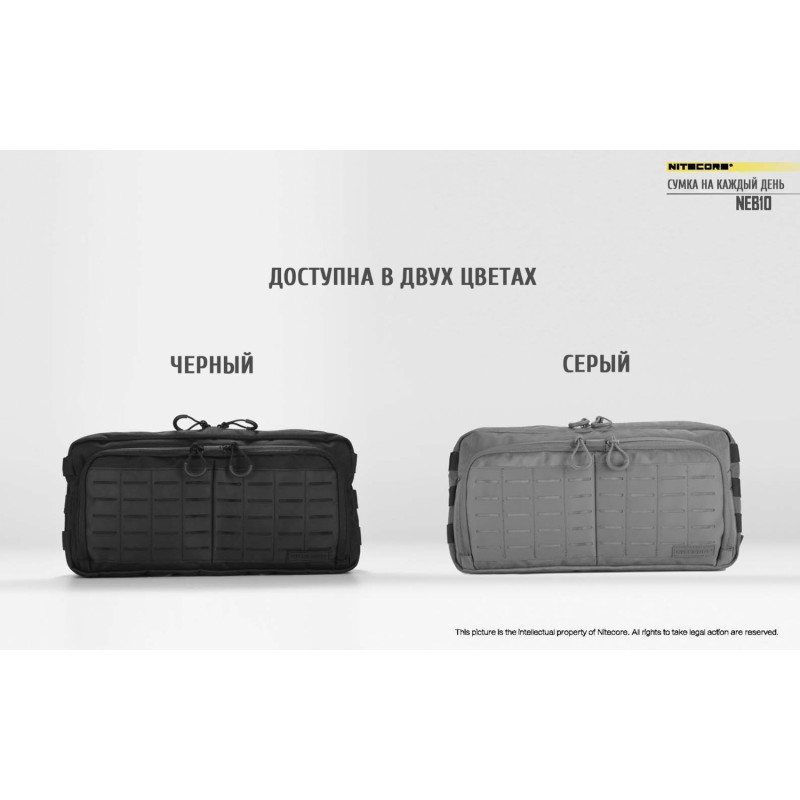Сумка Nitecore NEB10 щоденна, сіра
