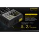 Зарядний пристрій Nitecore SC4 з LED дисплеєм (0.5A, 1A, 2A, 3A)