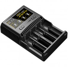 Зарядное устройство Nitecore SC4 с LED дисплеем (0.5A, 1A, 2A, 3A)