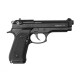 Пістолет сигнальний, стартовий Retay Beretta 92FS Mod.92 (9мм, 15 зарядів), чорний