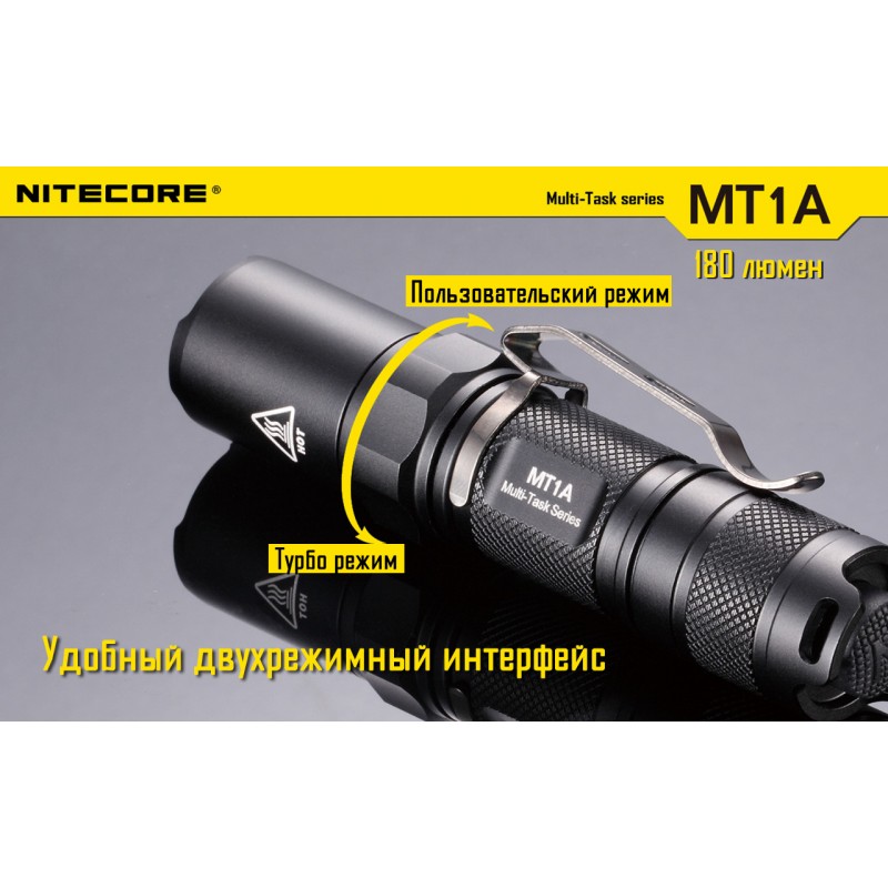 Карманный фонарь Nitecore MT1A повседневный