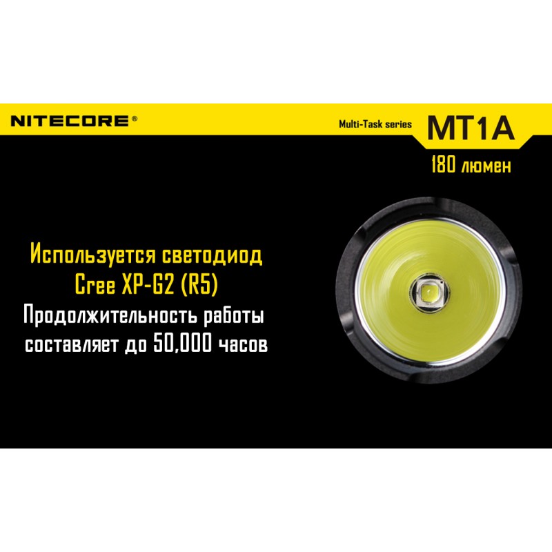 Карманный фонарь Nitecore MT1A повседневный