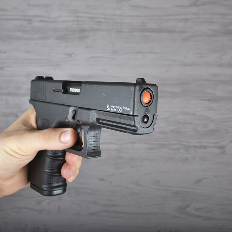 Пистолет сигнальный, стартовый Retay Glock G 17 (9мм, 14 зарядов), черный