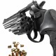 Револьвер під патрон Флобера Stalker S (4.5", 4.0mm), ворон-чорний