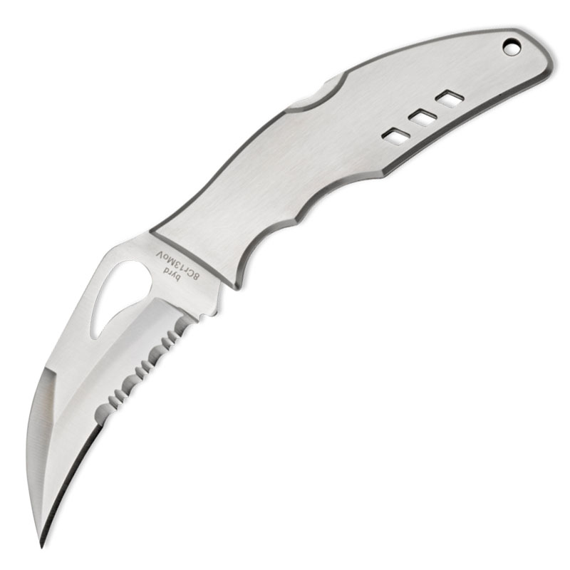 Ніж складаний Spyderco Byrd Crossbill напівсерейтор (довжина: 194мм, лезо: 89мм), сталевий