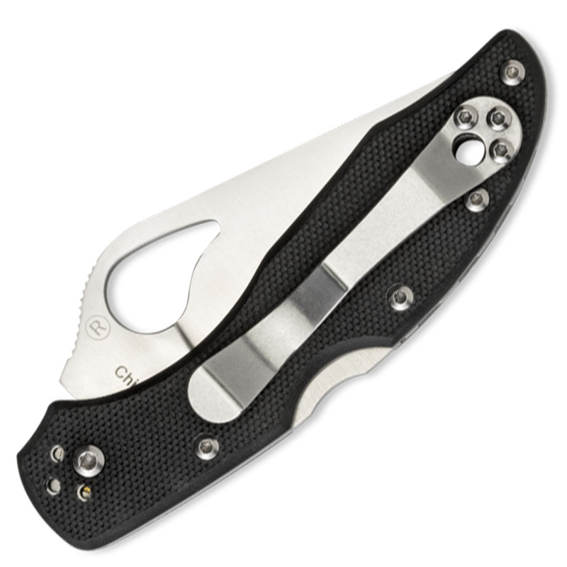 Ніж складаний Spyderco Byrd Meadowlark 2 (довжина: 173мм, лезо: 73мм), G-10 чорний