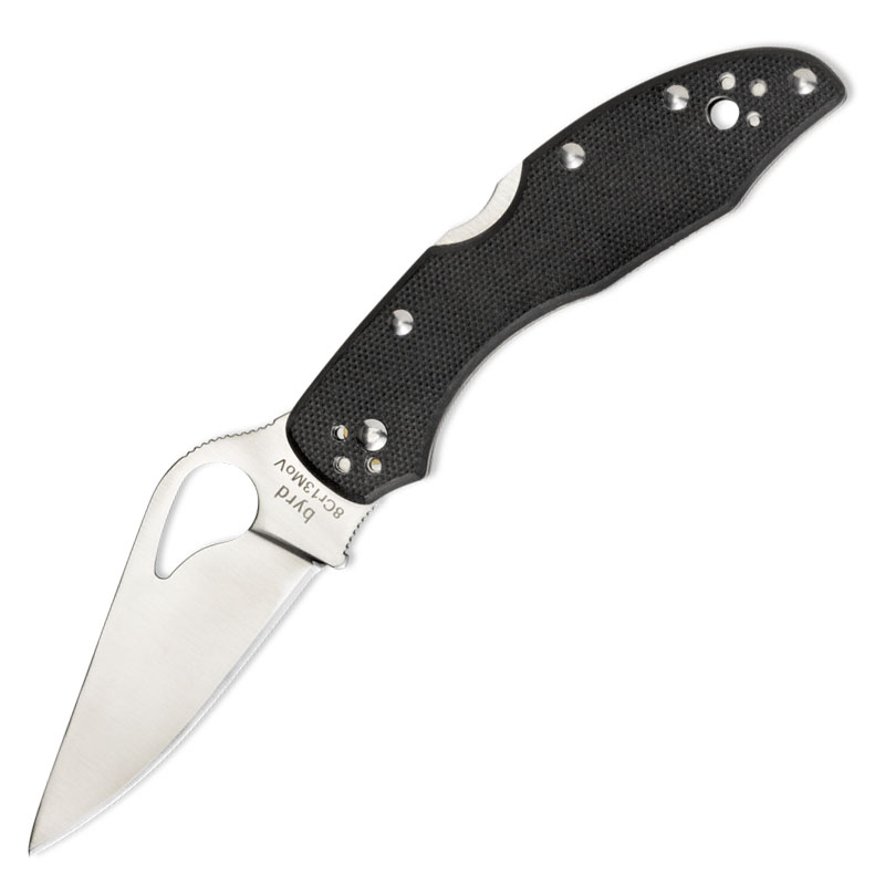 Ніж складаний Spyderco Byrd Meadowlark 2 (довжина: 173мм, лезо: 73мм), G-10 чорний