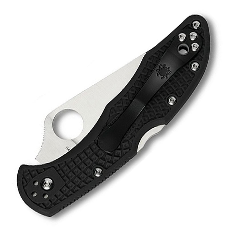 Ніж складаний Spyderco Delica 4 (довжина: 181мм, лезо: 73мм), чорний