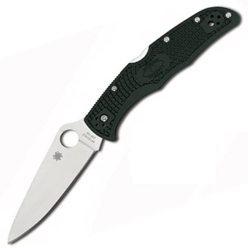 Ніж складаний Spyderco Endura 4 (довжина: 222мм, лезо: 96мм, ZDP-189), чорний