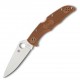 Ніж складаний Spyderco Endura 4 Flat Ground (довжина: 222мм, лезо: 96мм), коричневий