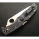 Ніж складаний Spyderco Endura 4 Flat Ground (довжина: 222мм, лезо: 96мм), сірий