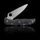 Ніж складаний Spyderco Endura 4 Flat Ground (довжина: 222мм, лезо: 96мм), чорний
