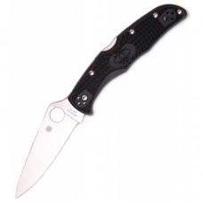 Нож складной Spyderco Endura 4 Flat Ground (длина: 222мм, лезвие: 96мм), черный