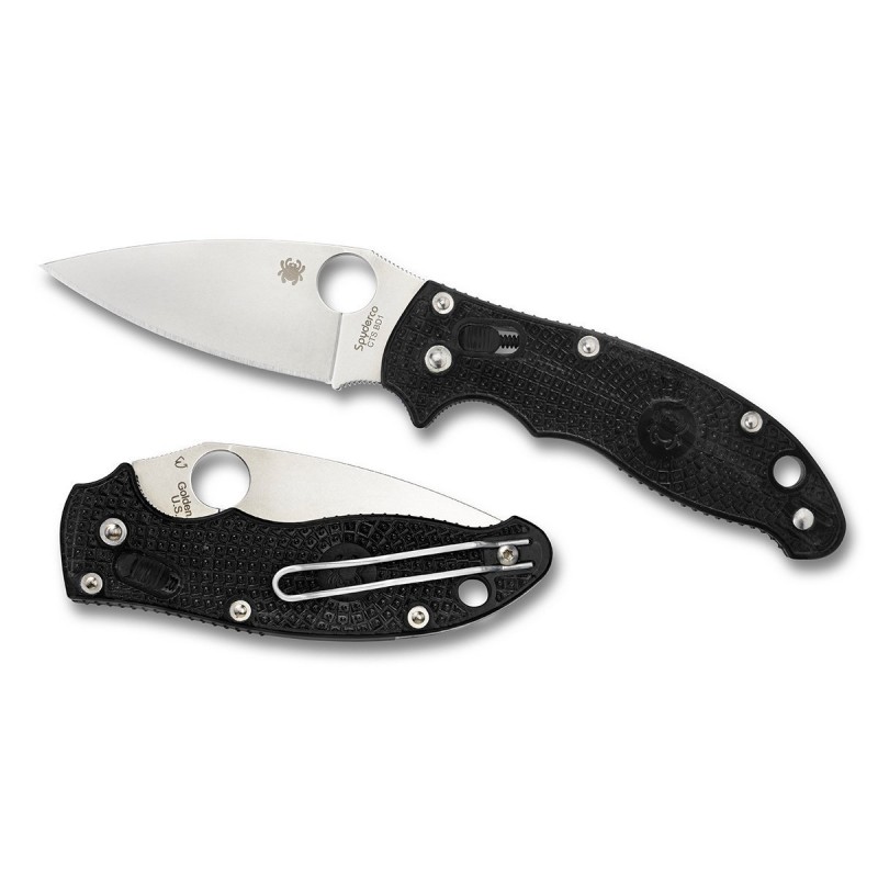 Ніж складаний Spyderco Manix 2 (довжина: 204мм, лезо: 86мм, BD1), чорний