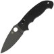 Ніж складаний Spyderco Manix 2 XL (довжина: 227мм, лезо: 98мм, чорне), чорний