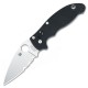 Ніж складаний Spyderco Manix 2 напівсерейтор (довжина: 204мм, лезо: 86мм), чорний