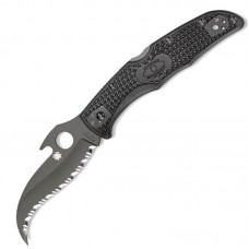 Нож складной Spyderco Matriarch 2 (длина: 217мм, лезвие: 91мм, черное), черный