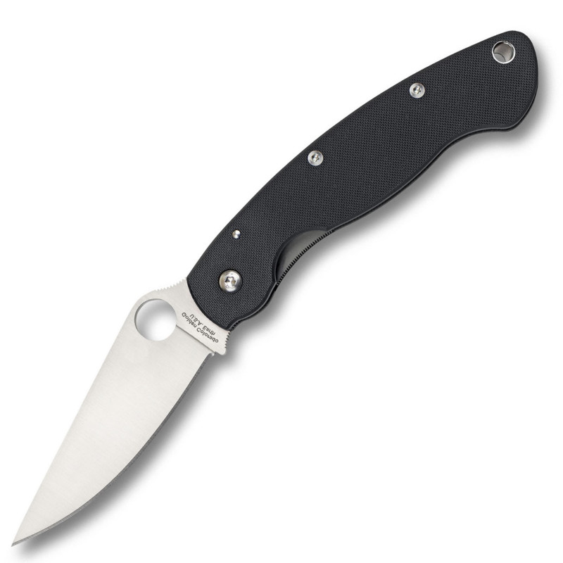 Ніж складаний Spyderco Military (довжина: 240мм, лезо: 100мм), чорний