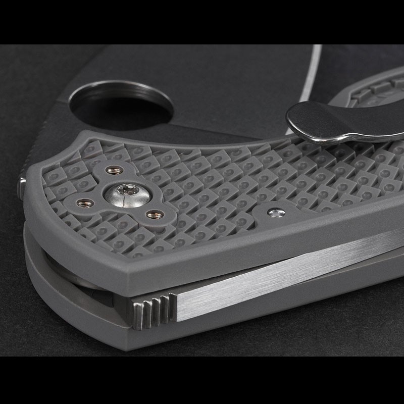 Ніж складаний Spyderco Native 5 (довжина: 177мм, лезо: 75мм), сірий