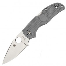 Нож складной Spyderco Native 5 (длина: 177мм, лезвие: 75мм), серый
