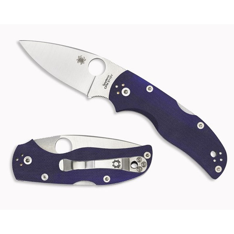 Ніж складаний Spyderco Native 5 (довжина: 177мм, лезо: 75мм), синій