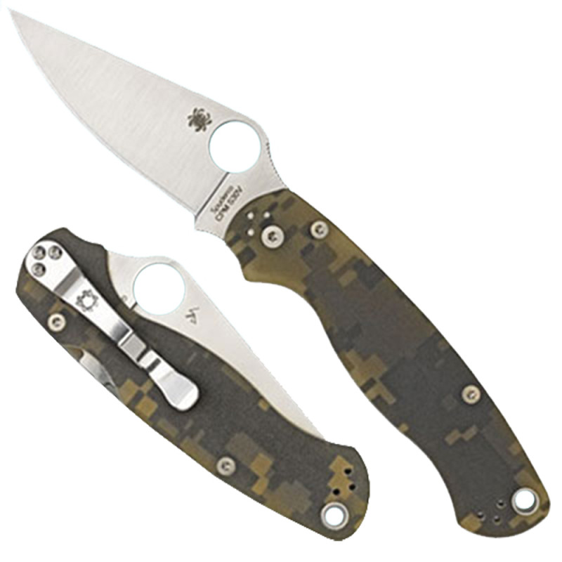 Ніж складаний Spyderco Para-Military 2 (довжина: 210мм, лезо: 87мм), камуфляжний