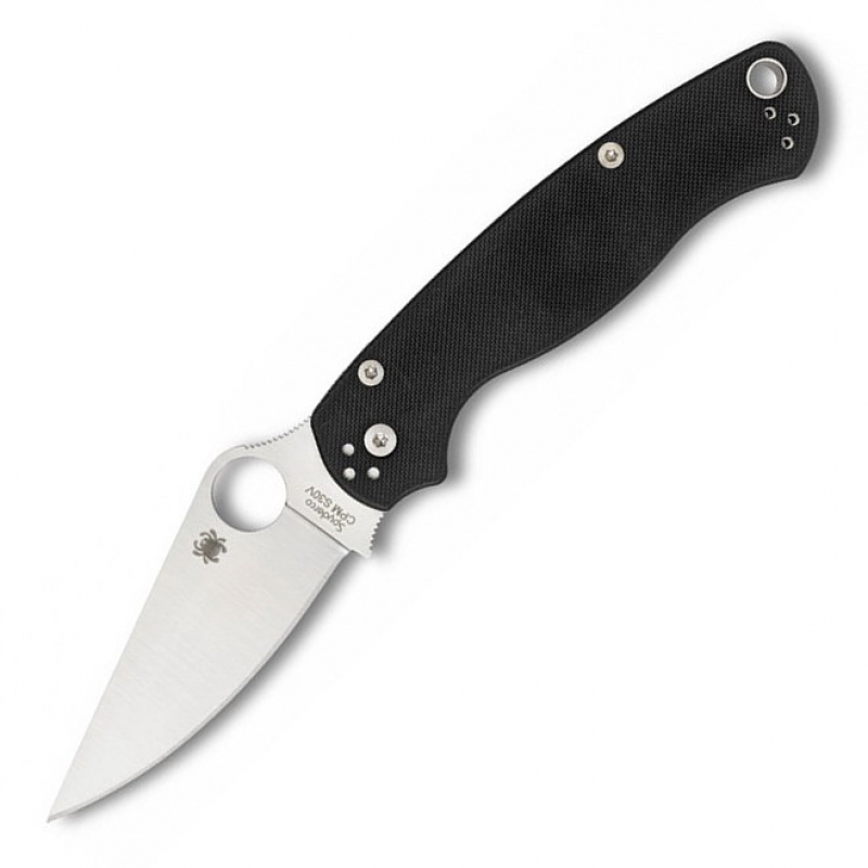 Ніж складаний Spyderco Para-Military 2 (довжина: 210мм, лезо: 87мм), чорний
