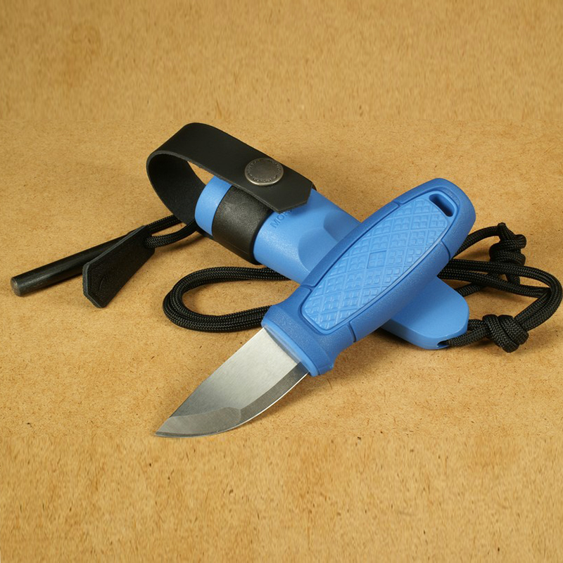 Ніж фіксований Mora Eldris Neck Knife (довжина: 143мм, лезо: 56мм) + кресало, синій