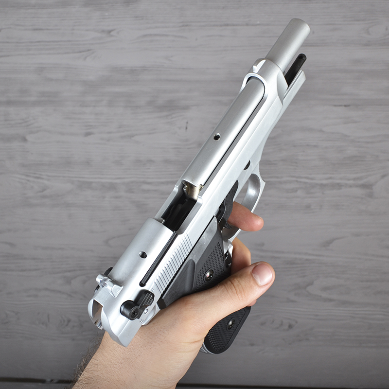 Пістолет сигнальний, стартовий Retay Beretta 92FS Mod.92 (9мм, 15 зарядів), титан