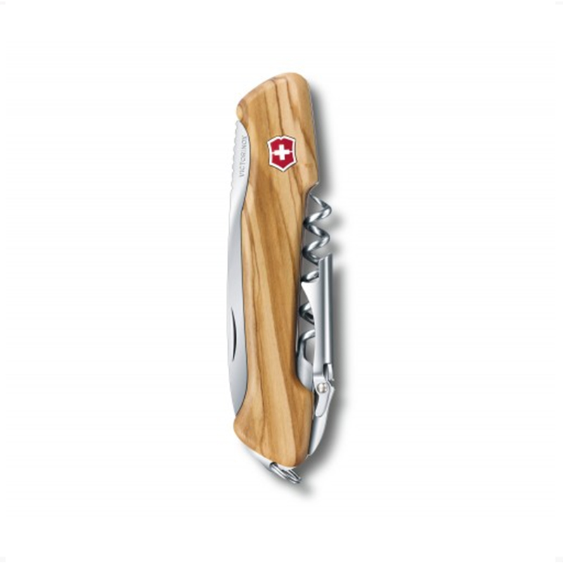 Ніж складаний, мультитул Victorinox Wine Master (130мм, 6 функцій), дерево олива 0.9701.64