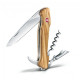 Ніж складаний, мультитул Victorinox Wine Master (130мм, 6 функцій), дерево олива 0.9701.64