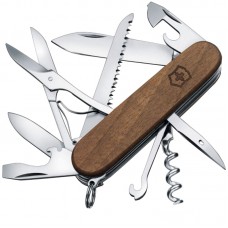 Ніж складаний, мультитул Victorinox Huntsman (91мм, 13 функцій), дерево 1.3711.63