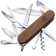 Ніж складаний, мультитул Victorinox Huntsman (91мм, 13 функцій), дерево 1.3711.63