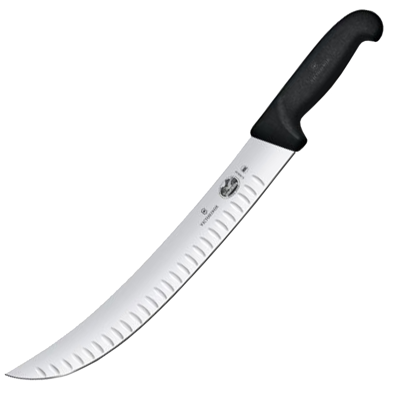 Ніж кухонний, побутовий Victorinox Fibrox Butcher (лезо: 310мм), чорний 5.7323.31