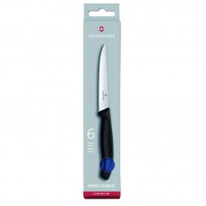 Набір кухонних ножів Victorinox Swiss Classic Steak Gift Set (лезо: 110мм, 6шт.), синій 6.7232.6